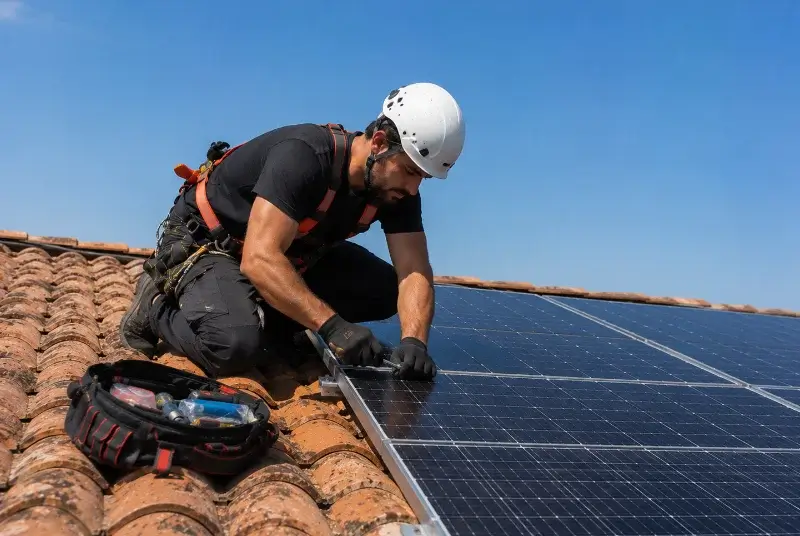 Maintenance et monitoring de panneaux solaires à Chenillé-Champteussé